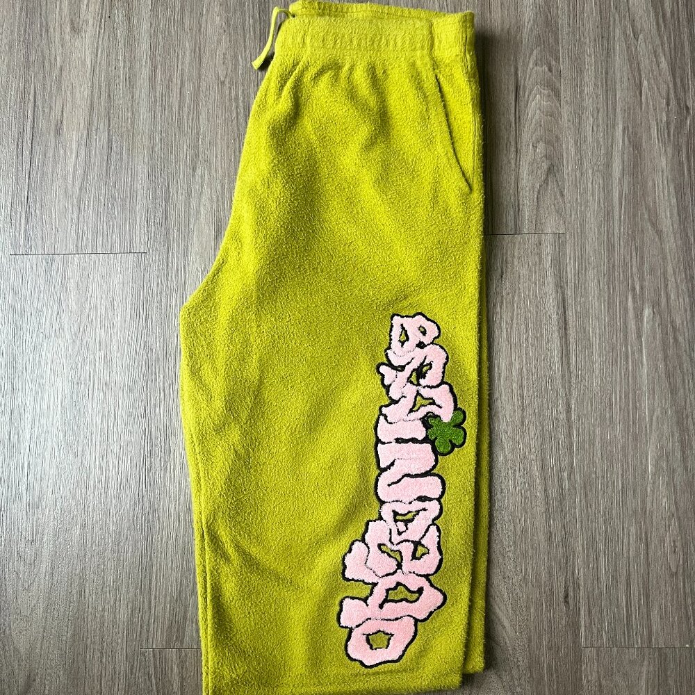 Brain Dead Slime Reverse Fleece Sweatpant - Apple